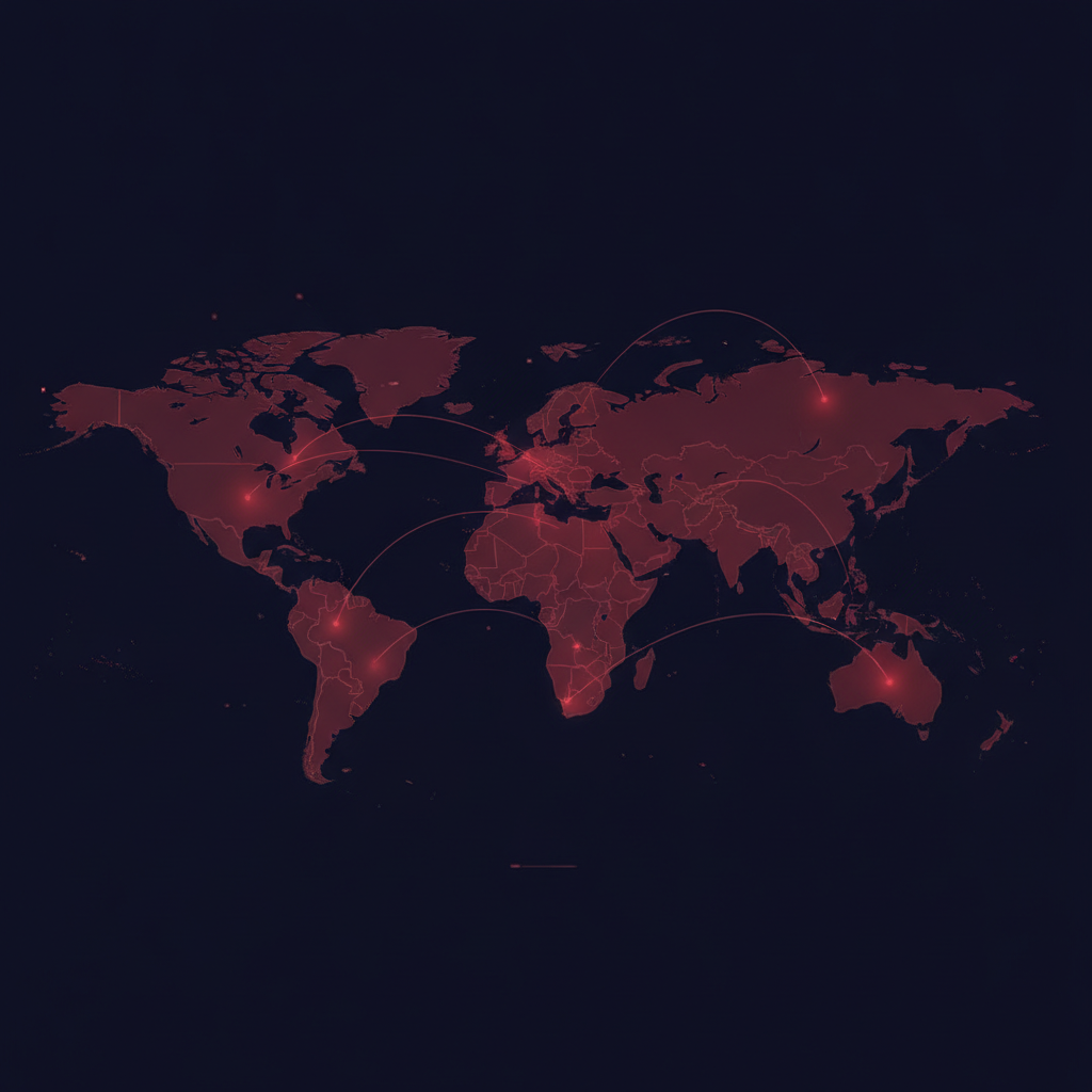 World map with glowing trading session windows and overlapping clocks