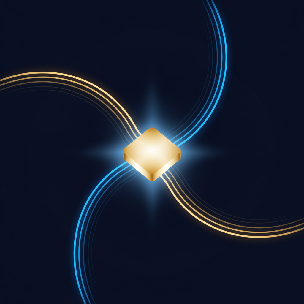 Glowing forex chart representing trade size calculation