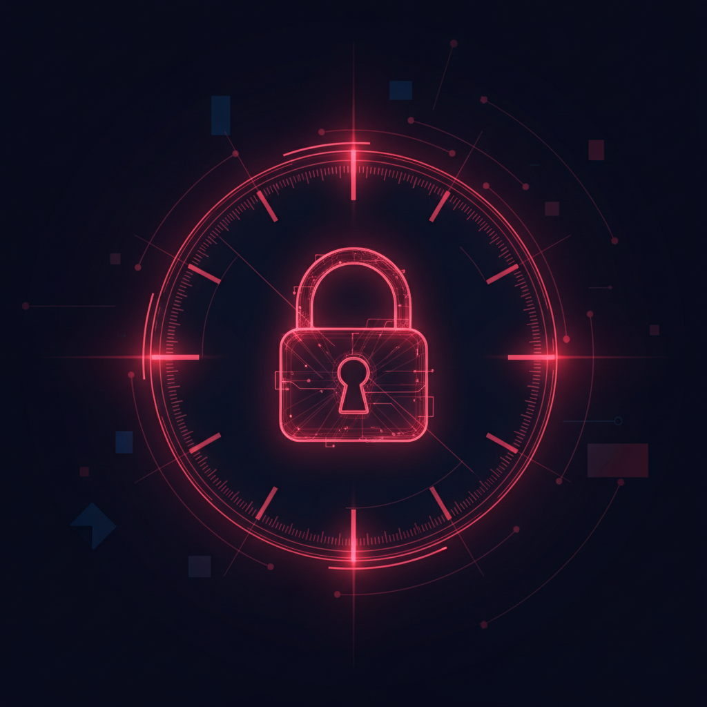 Glowing padlocked clock illustrating the forex weekend market close