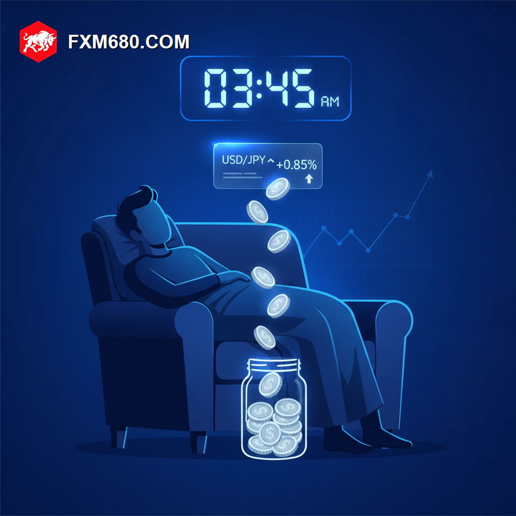 Illustration representing overnight fees accumulating on a held forex position