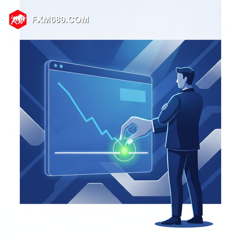 Illustration representing a buy limit order waiting below current market price