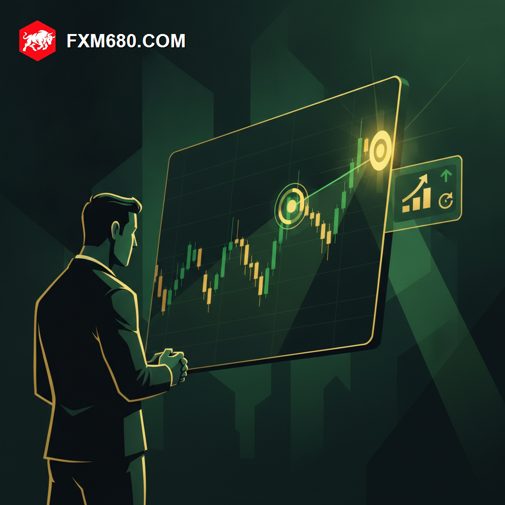 Illustration representing a forex trade closing at its exit price