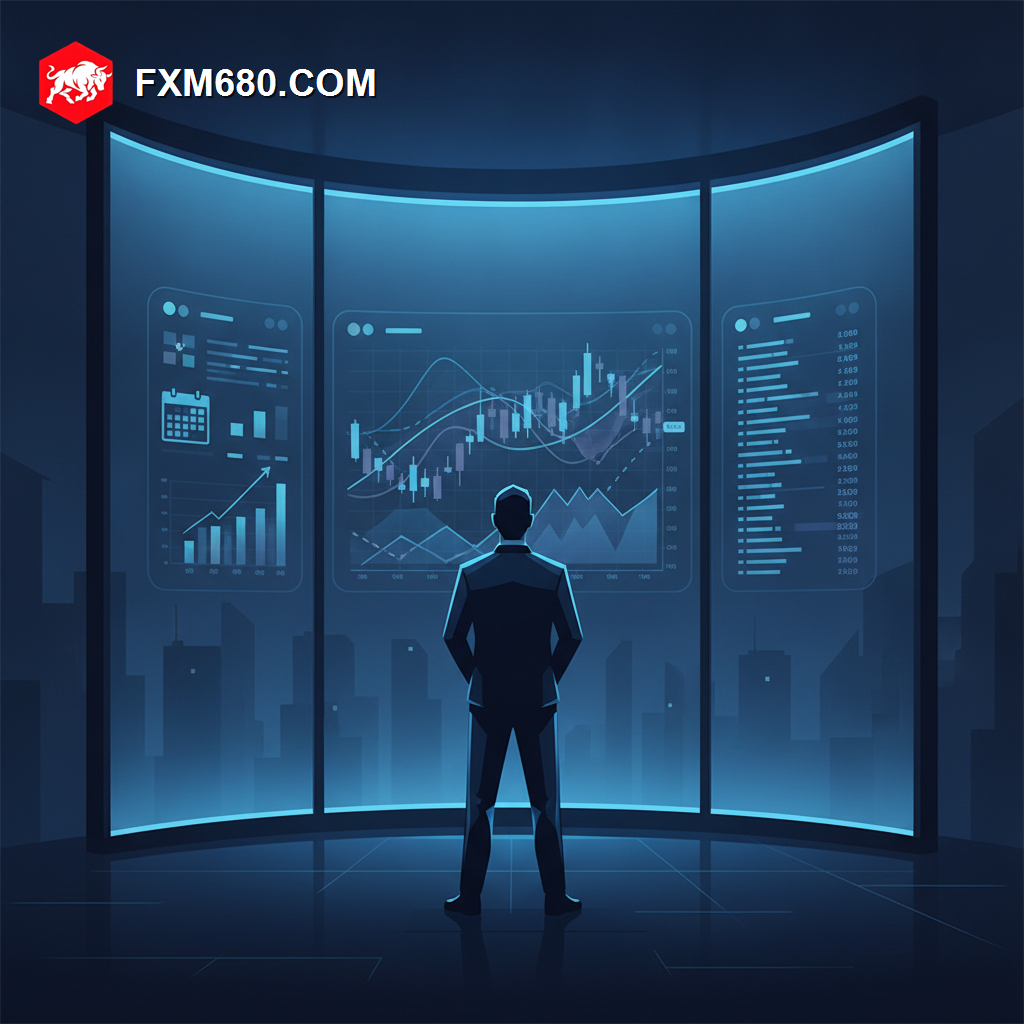 Illustration representing the MetaTrader 5 forex trading platform