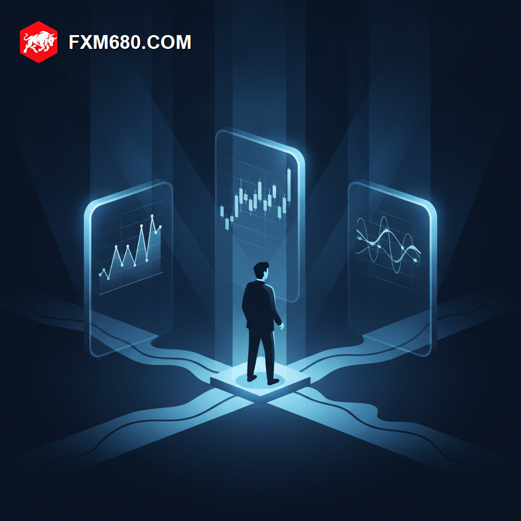 Illustration representing choosing between several forex trading platform options