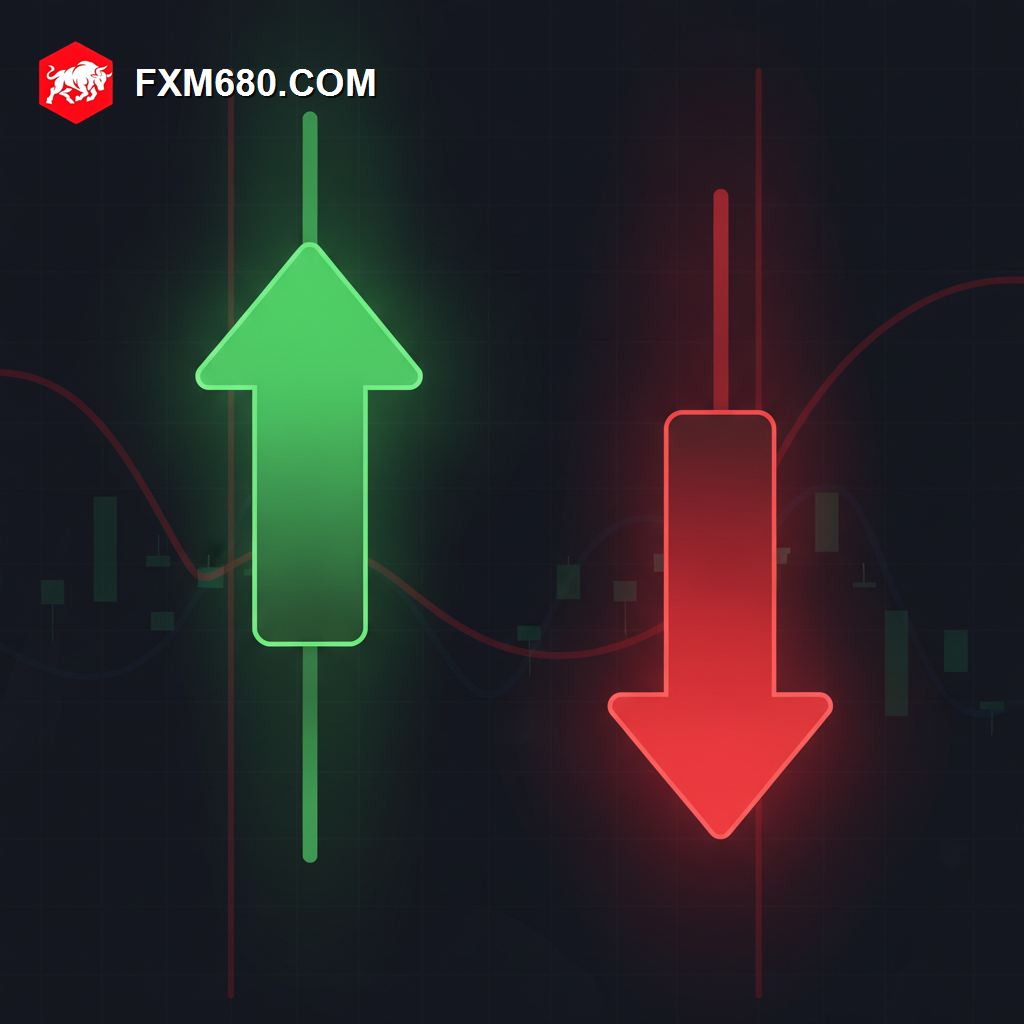 Illustration representing a candlestick chart with bullish and bearish candles