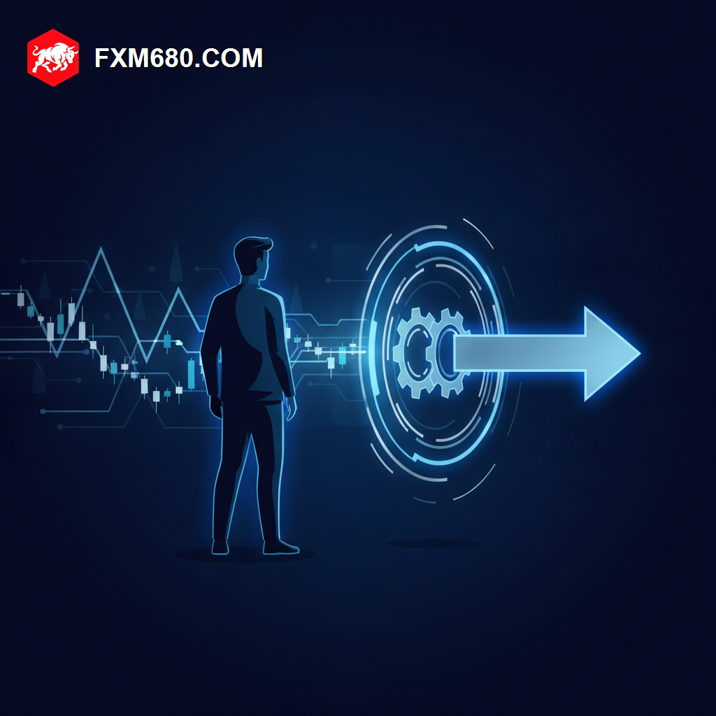 Illustration representing the process of technical analysis from price structure to indicators