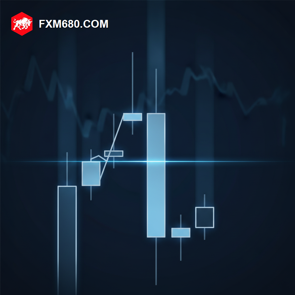Illustration representing price action analysis of candlestick behavior at key levels