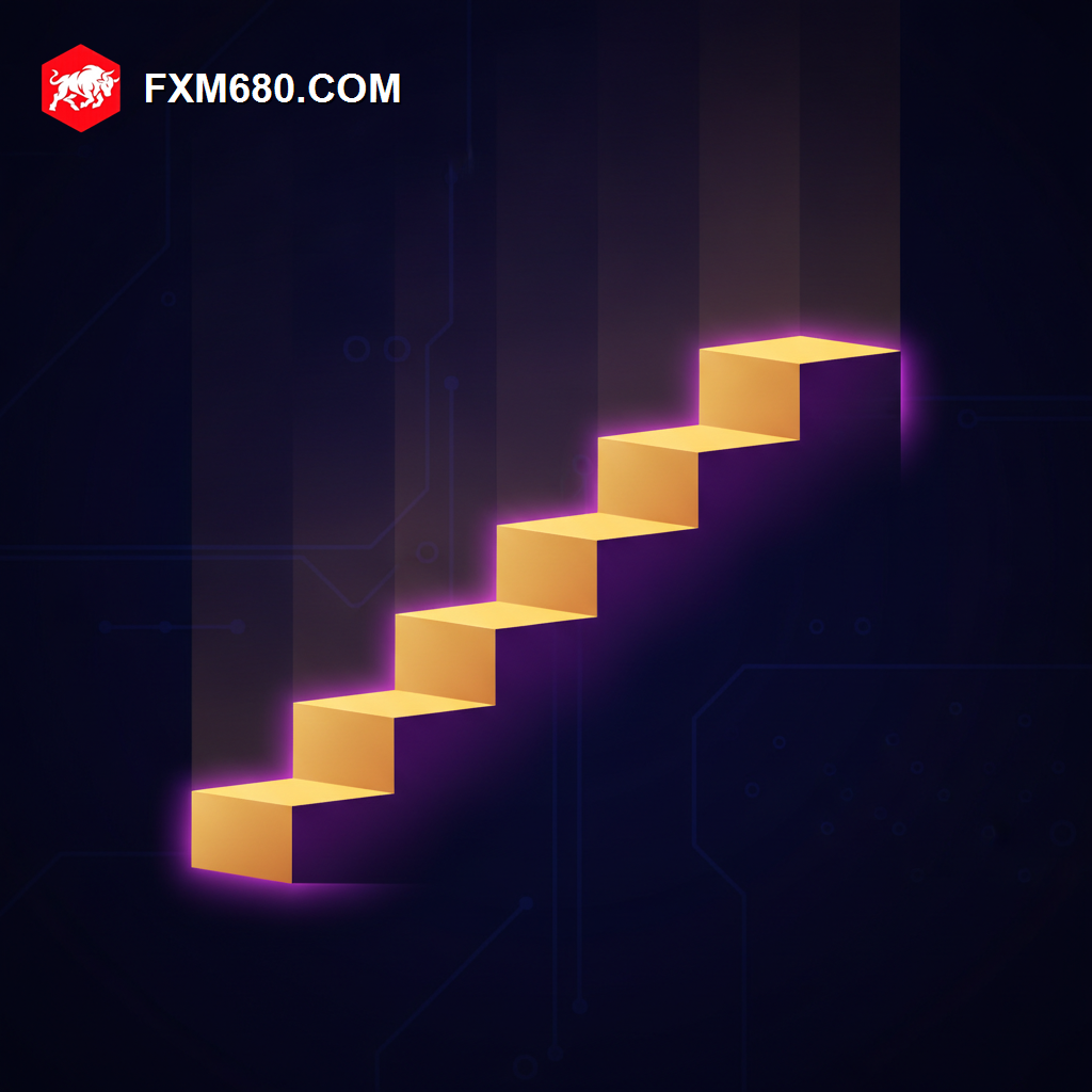 Illustration representing a higher high higher low uptrend structure pattern