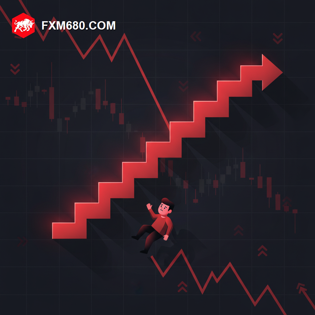 Illustration representing a lower high lower low downtrend structure pattern