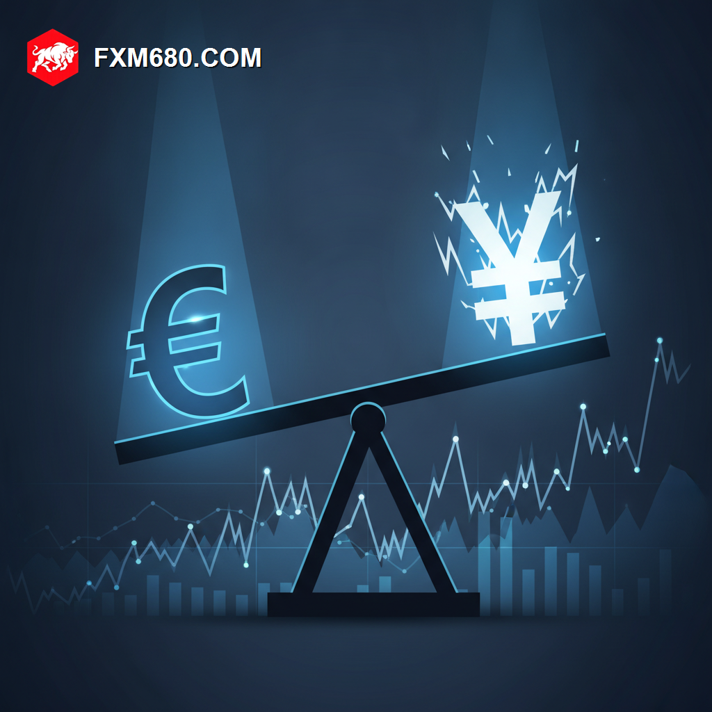 Illustration representing the EUR/JPY currency pair between European and Japanese markets