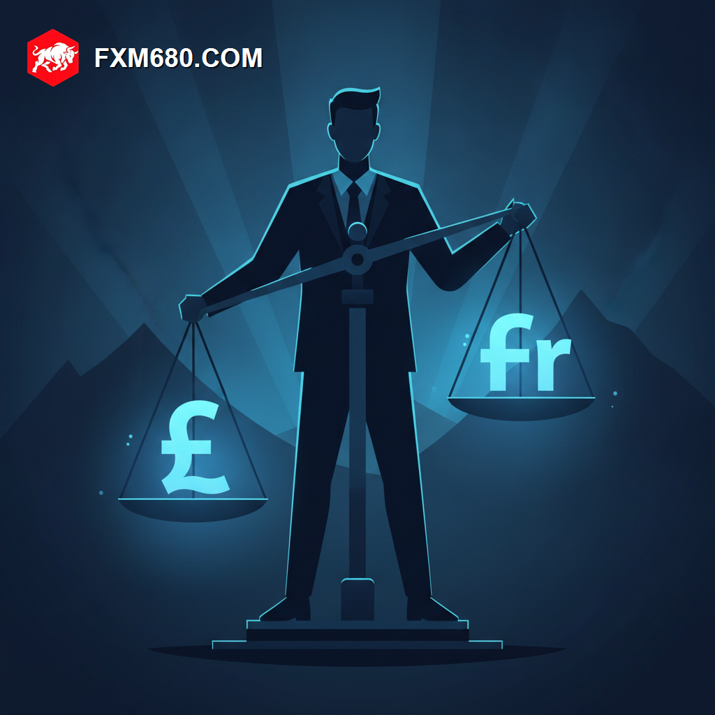 Illustration representing the GBP/CHF currency pair between the pound and Swiss franc