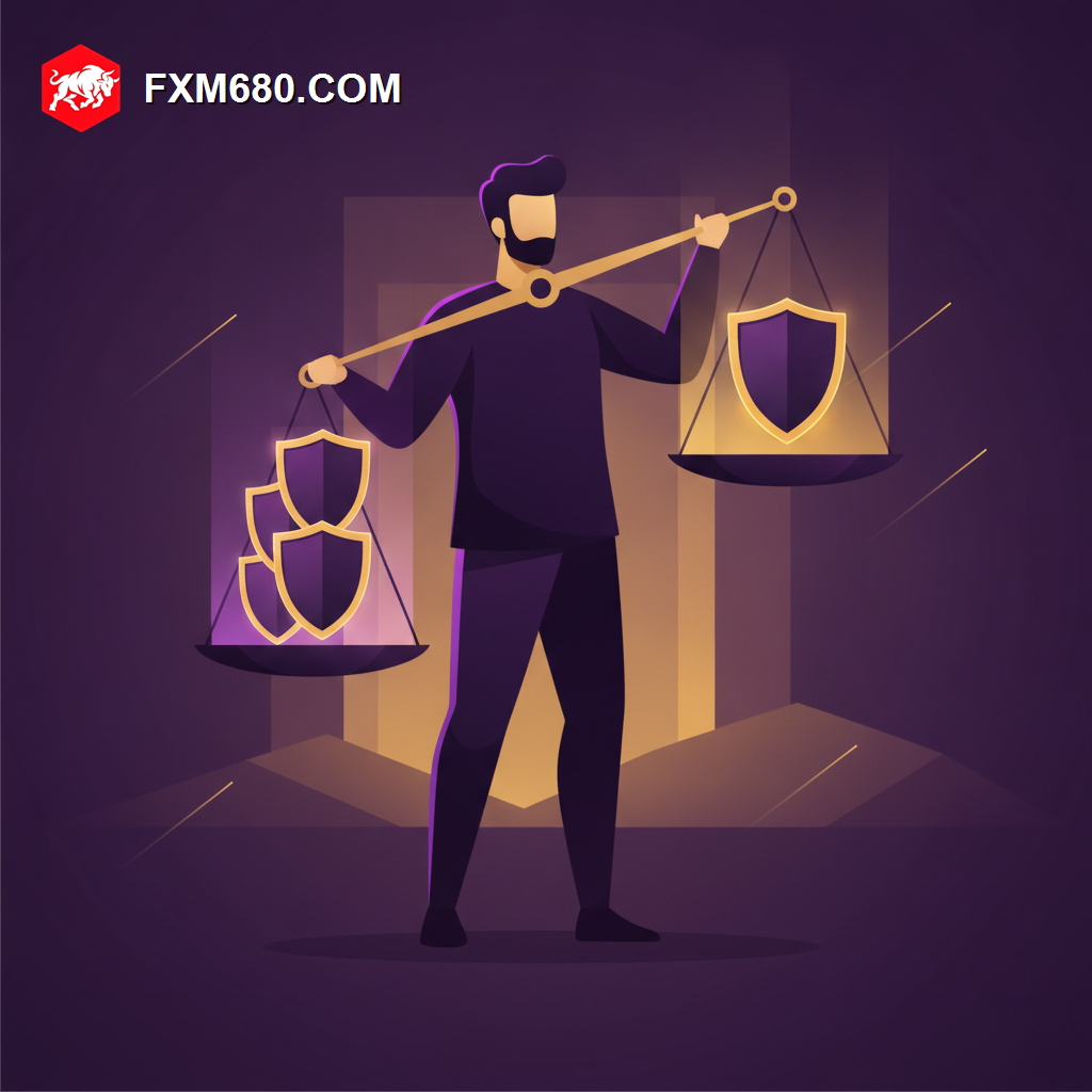 Illustration representing a trader evaluating and choosing a forex broker
