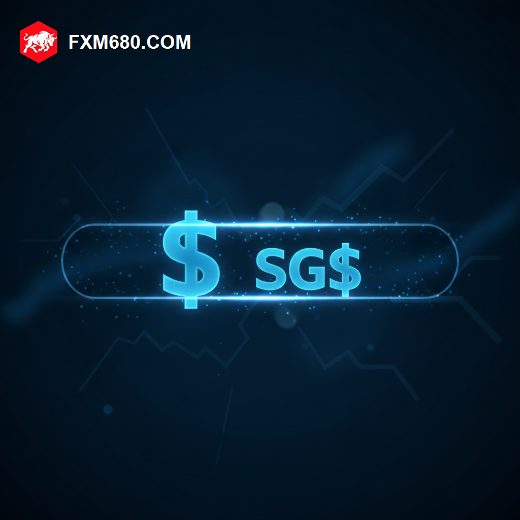 Illustration representing the USD/SGD currency pair and Singapore's managed exchange rate policy
