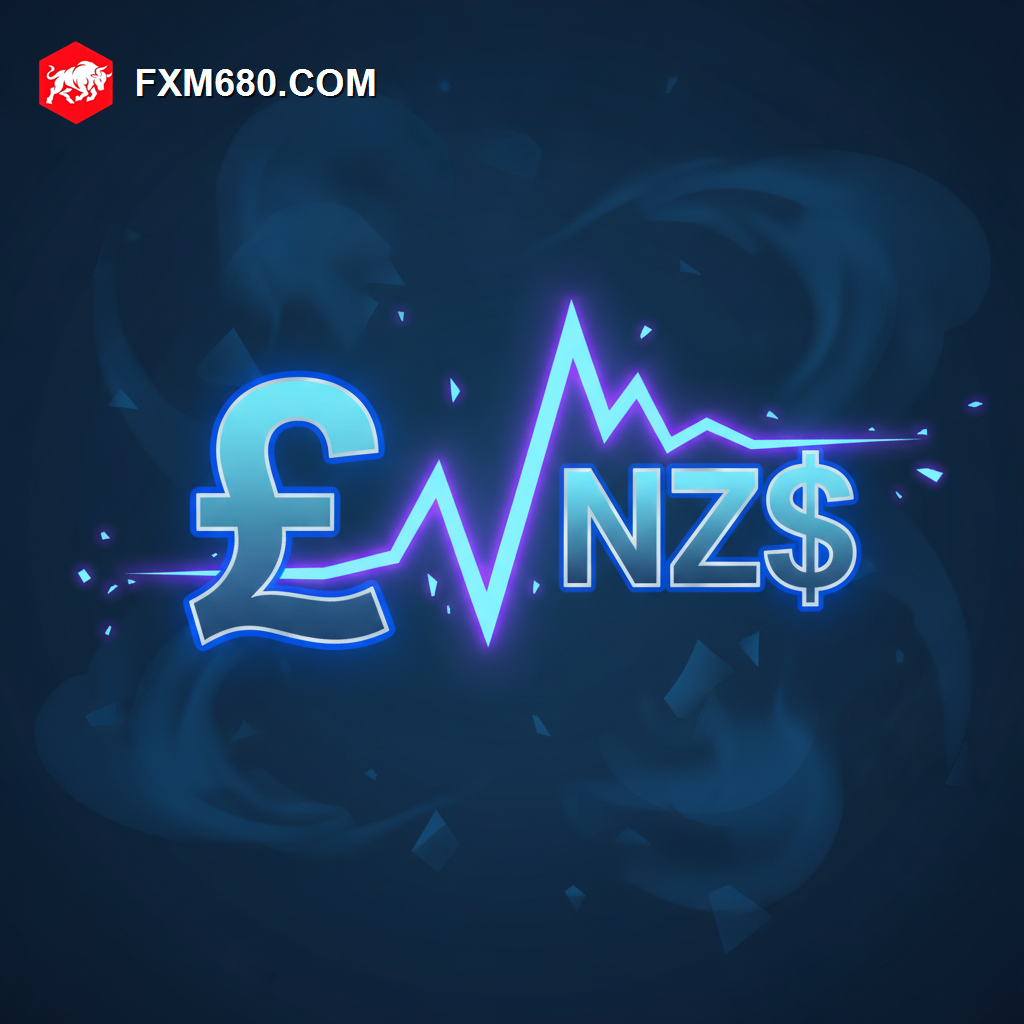 Illustration representing the GBP/NZD currency pair between the pound and New Zealand dollar