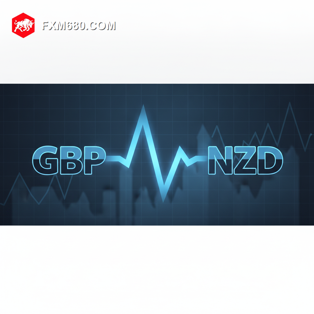 Illustration representing the GBP/NZD currency pair between the pound and New Zealand dollar