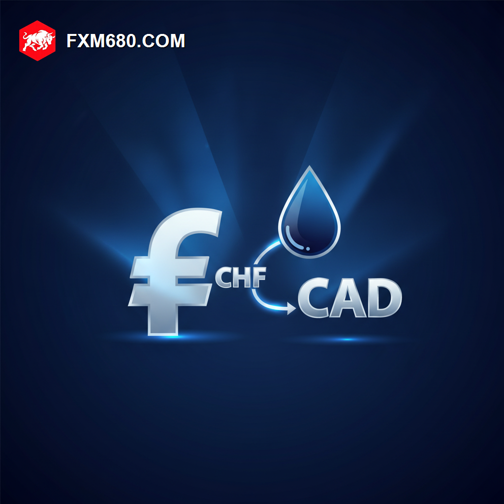 Illustration representing the CHF/CAD currency pair between Swiss and Canadian markets