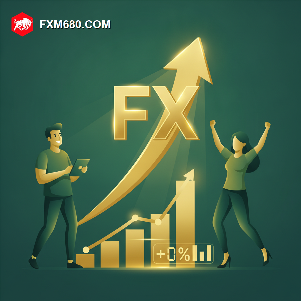 Illustration representing a currency appreciating following a stronger than expected economic report