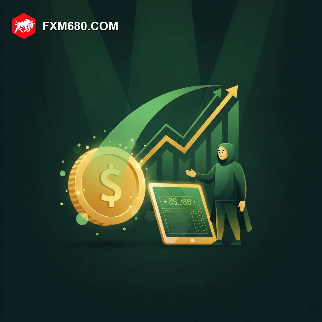 Illustration representing an overnight financing adjustment credited or debited based on interest rate differential