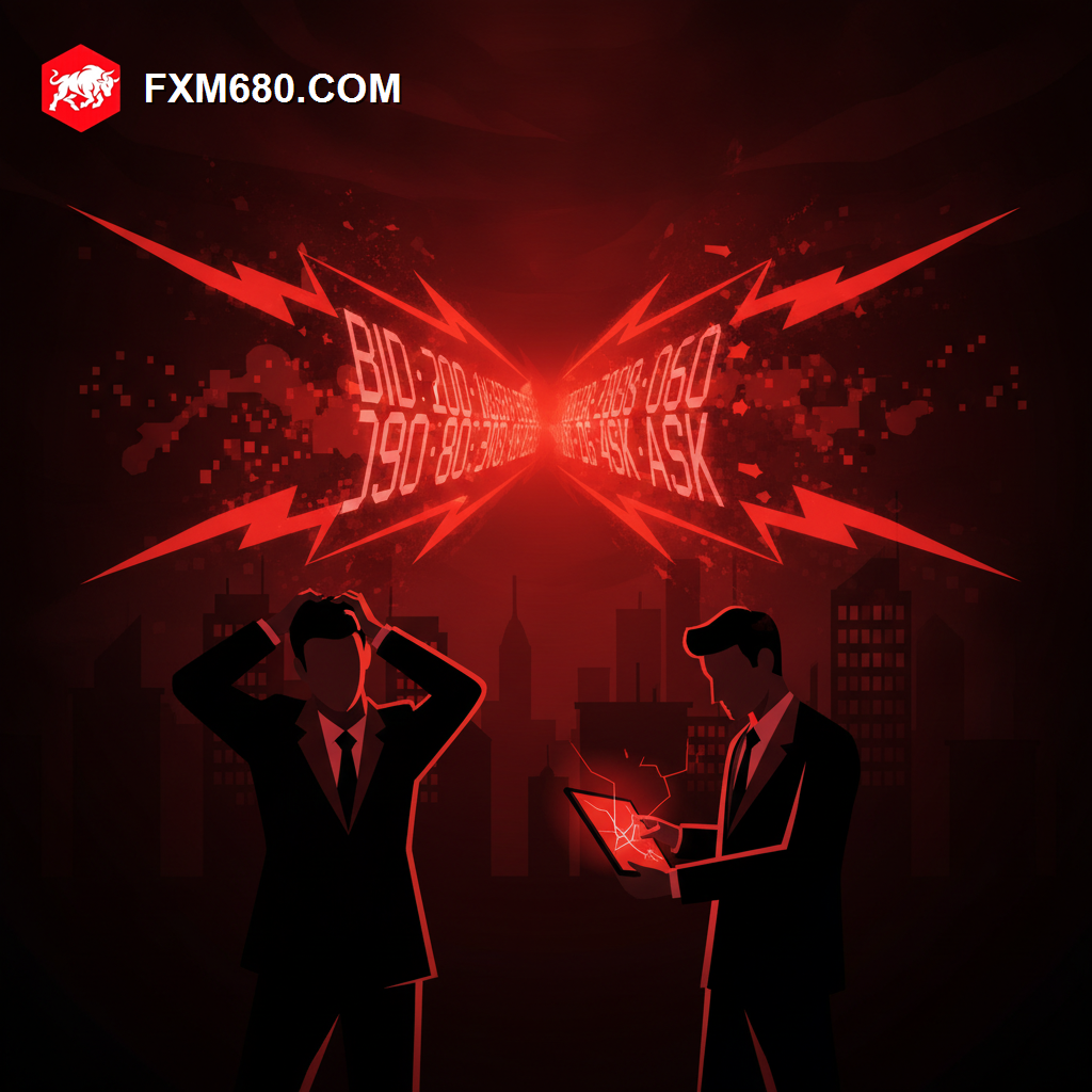 Illustration representing a forex quote showing both a bid price and an ask price side by side