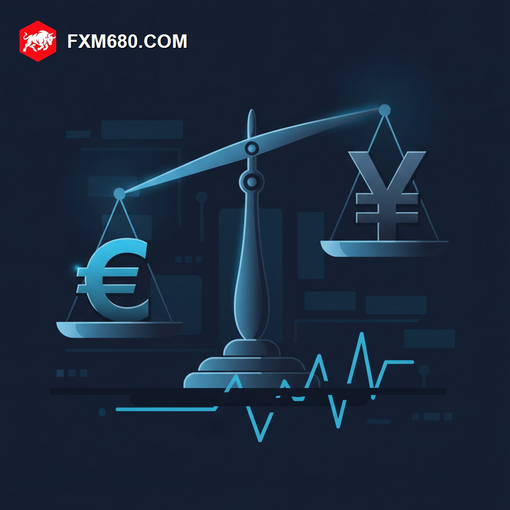 Illustration representing one currency being measured against a second currency