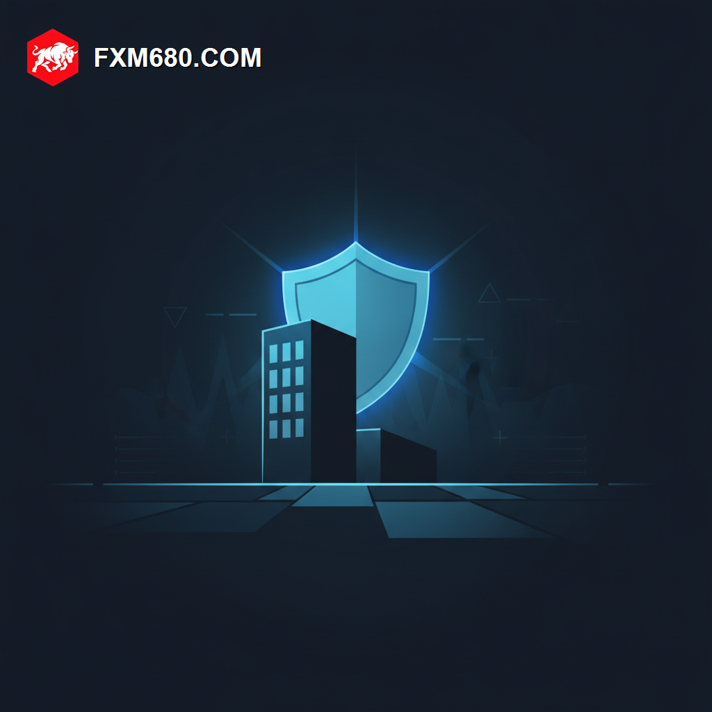 Illustration representing a regulatory shield standing behind a licensed broker