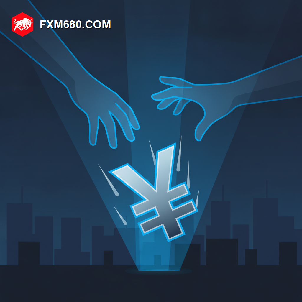 Illustration representing the Japanese yen weakening again after a coordinated intervention