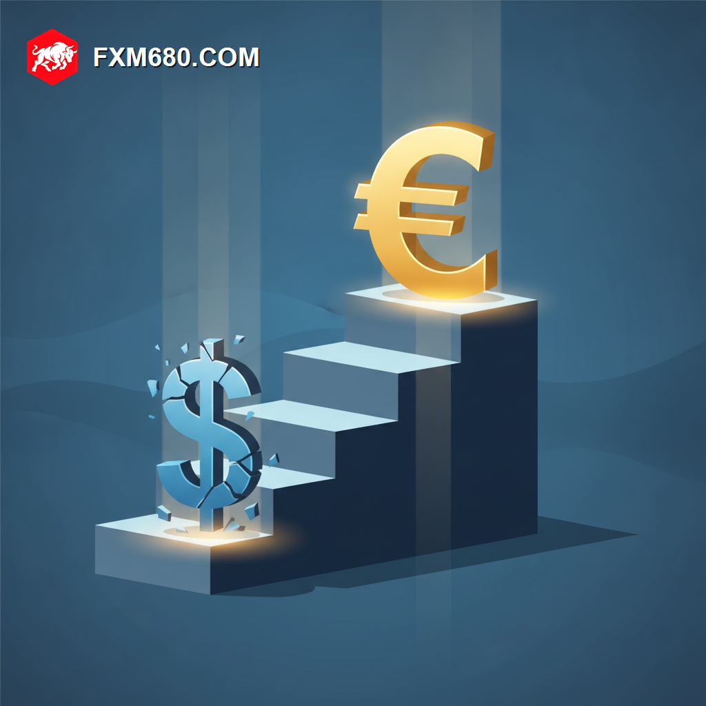 Illustration representing EUR/USD trading higher amid dollar weakness