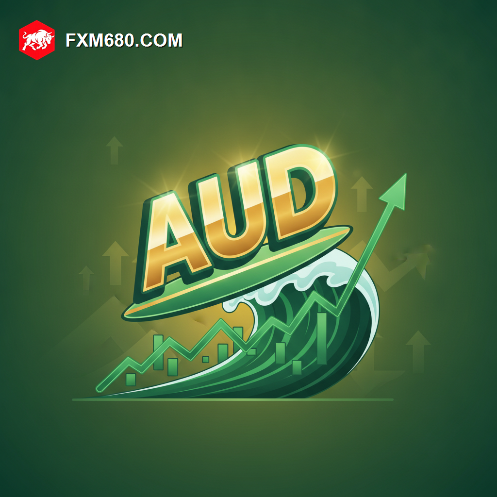 Illustration representing the Australian dollar riding risk-on momentum alongside tech stocks