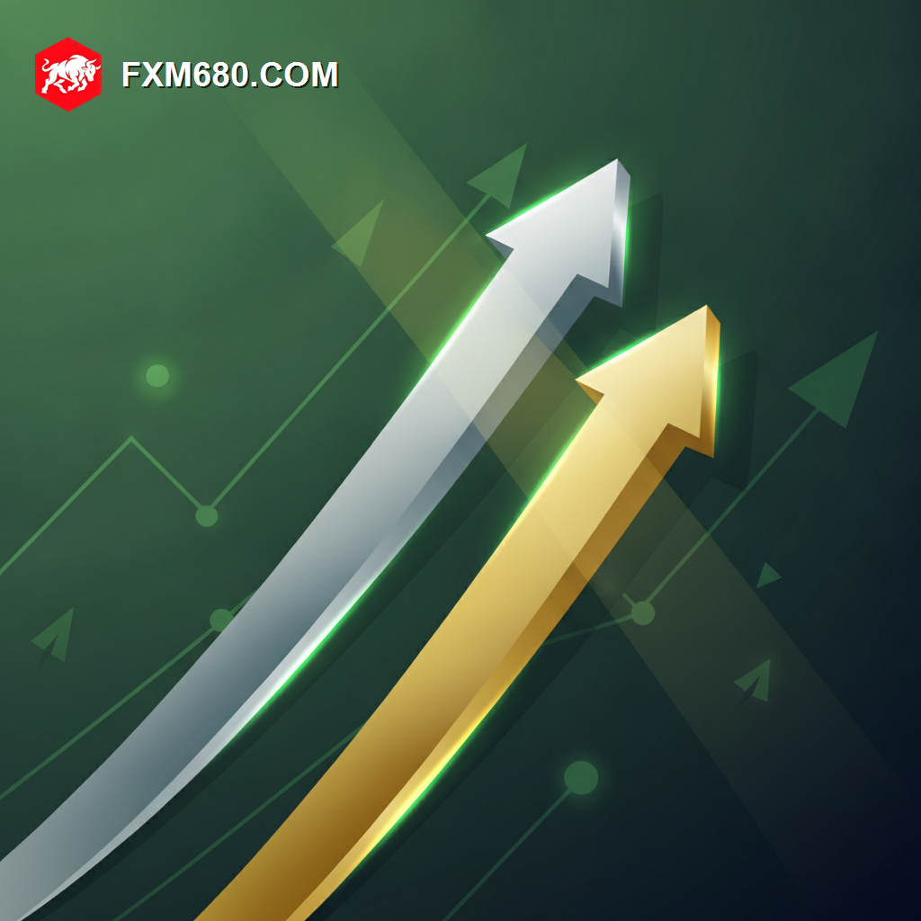 Illustration representing silver rallying to a six-week high alongside gold