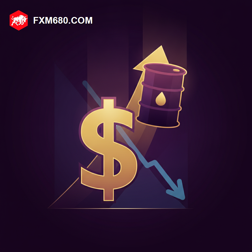 Illustration representing the dollar extending gains as oil prices climb for a second day