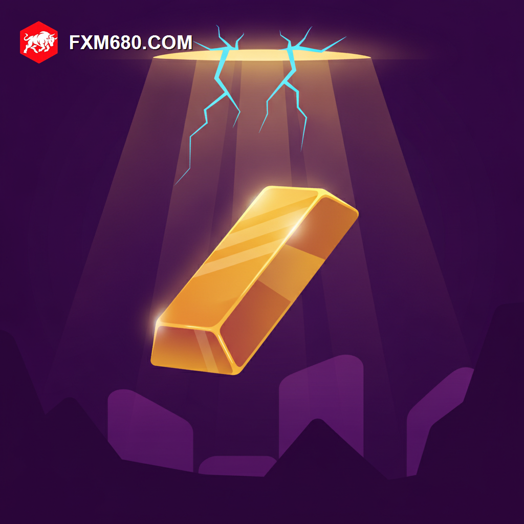 Illustration representing gold repeatedly rejected at a key resistance zone